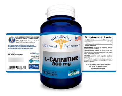 L Carnitine 800 mg - Natural Systems