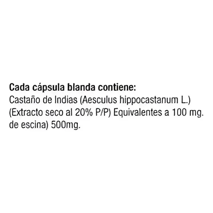 CASTAÑO DE INDIAS 500 MG 100 CAPSULAS - NATURAL SYSTEMS