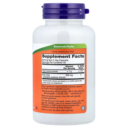 GOTU KOLA 450 MG - NOW