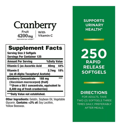 CRANBERRY - NATURE'S BOUNTY