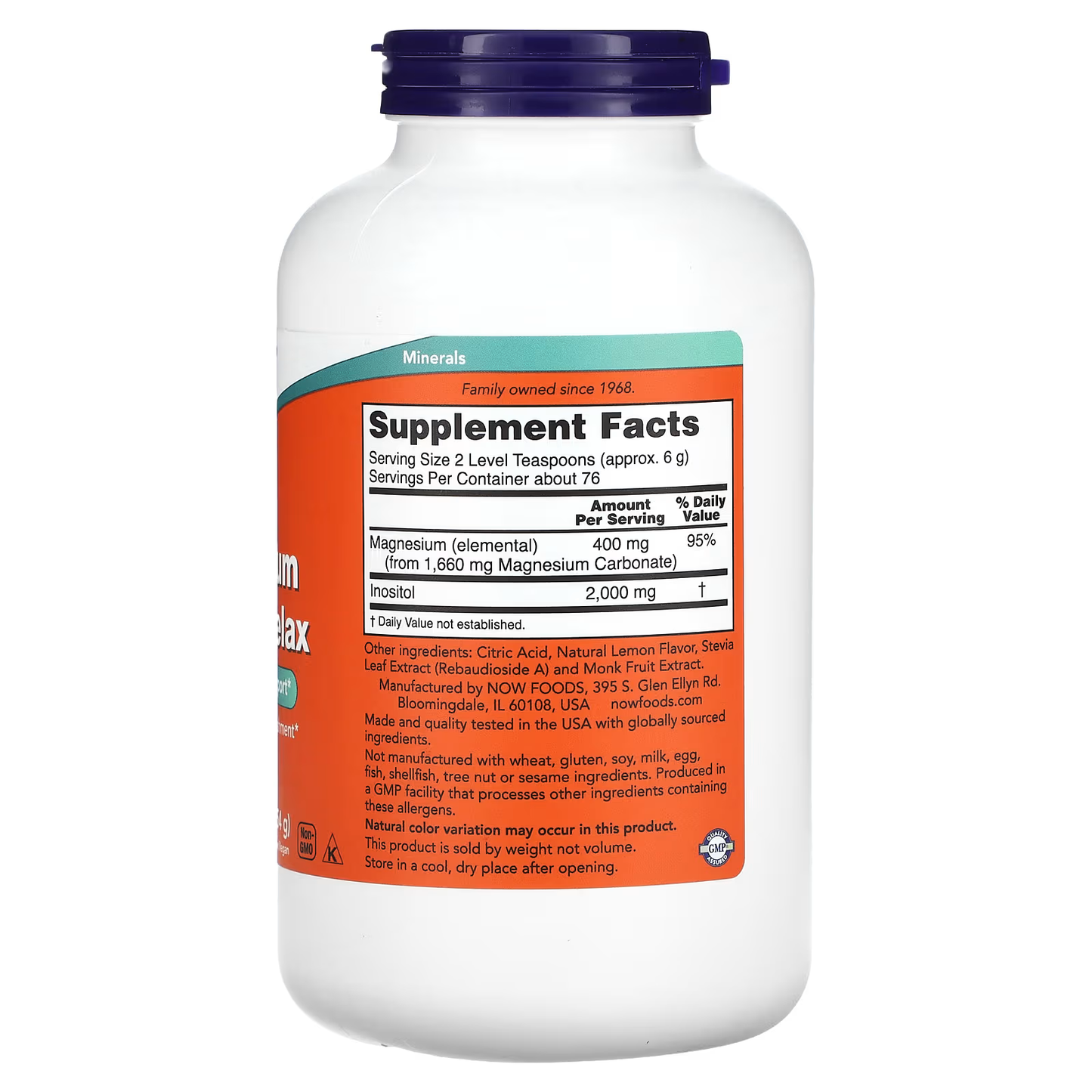 MAGNESIO INOSITOL RELAX - NOW