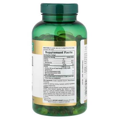 Omega 3 Nature's Bounty 1,200 mg - Nature's Bounty