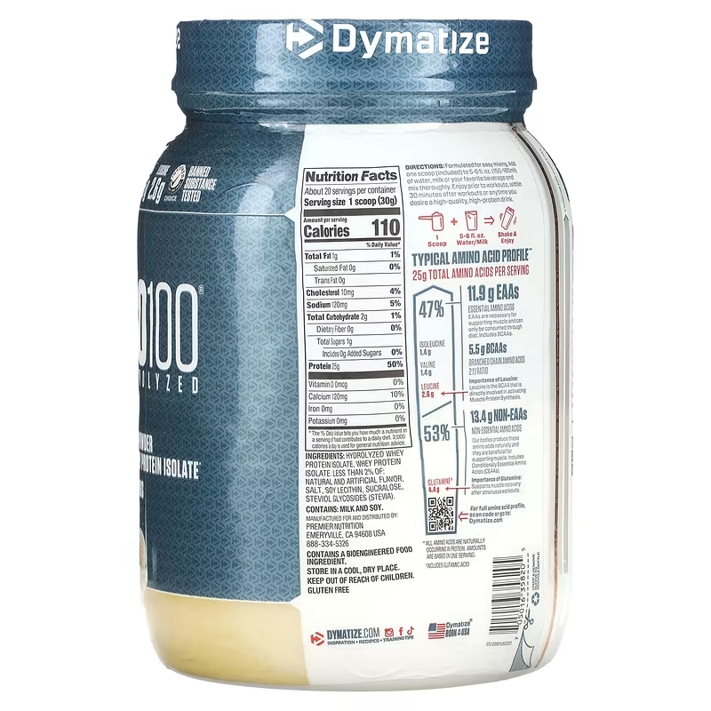 ISO 100 1.3 lb Vainilla - Dymatize