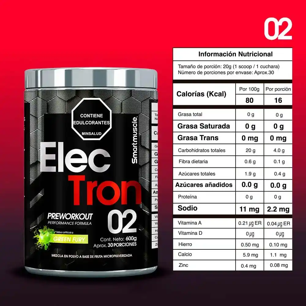 ELECTRON GREEN FURY 30 SERVICIOS - SMARTMUSCLE