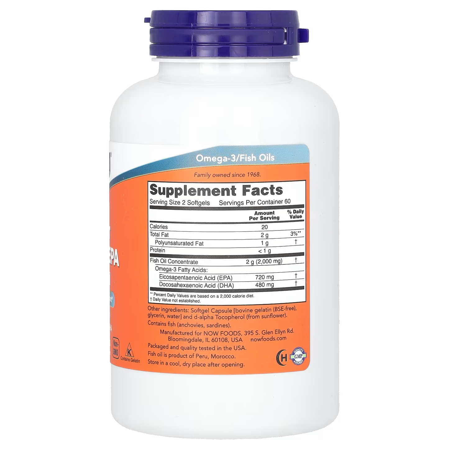 Super Omega EPA 1200 mg 120 Softgels - NOW Foods
