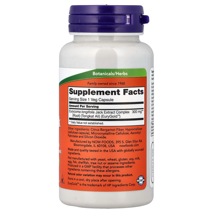 Testojack 300 mg 60 Capsulas - NOW Foods