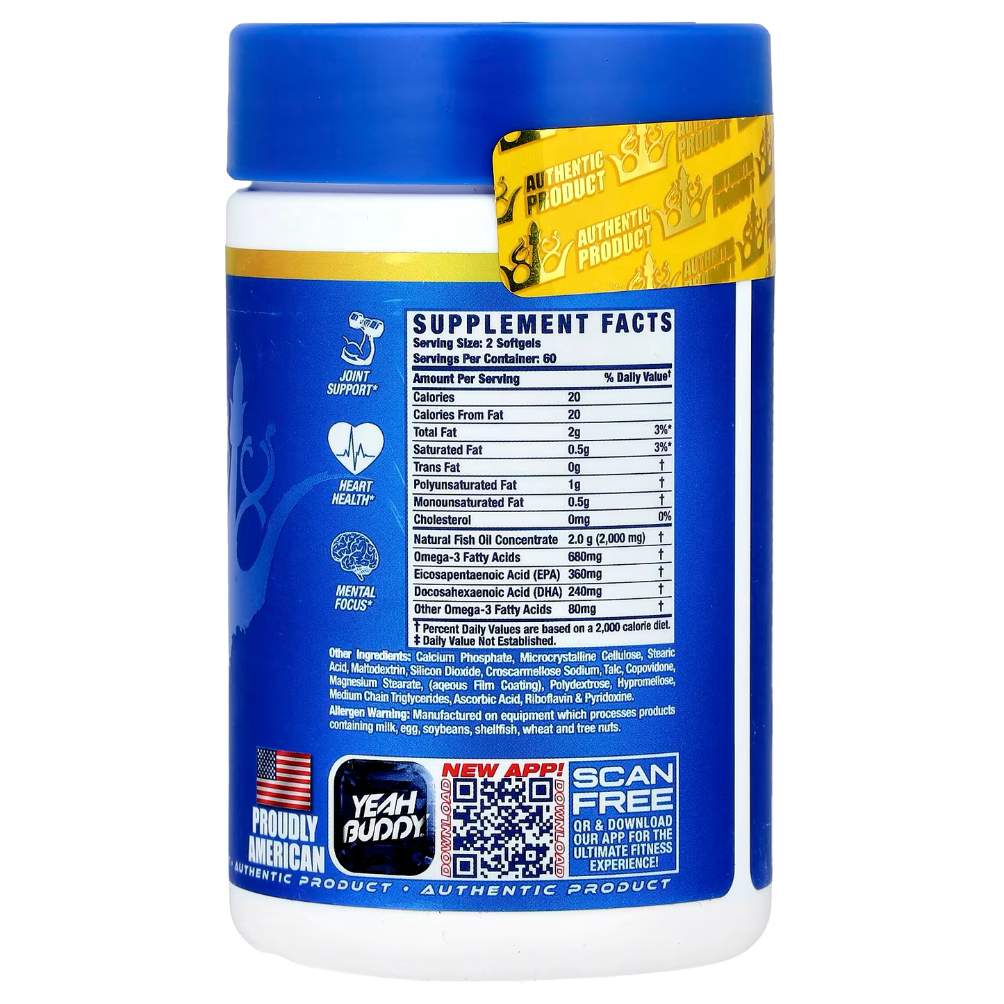 OMEGA 3 XS 120 SOFTGELS RONNIE COLEMAN - RONNIE COLEMAN
