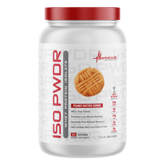 ISO Pwdr Penaut Butter Cookies 1.52 lb - 23 Servicios - Metabolic Nutrition