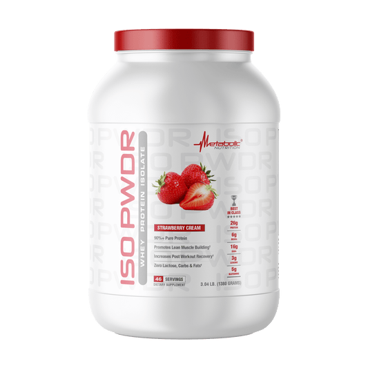 ISO PWDR STRAWBERRY CREME 3.04LBS / 46 SERV