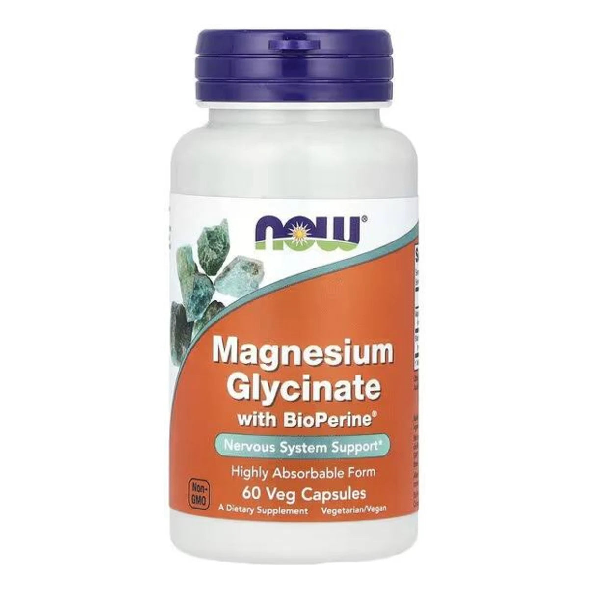 Magnesio Glycinato With Bioperine 60 vcaps NOW