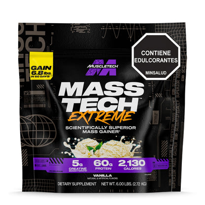MASS Tech Extreme 6 lb Vainilla - MuscleTech
