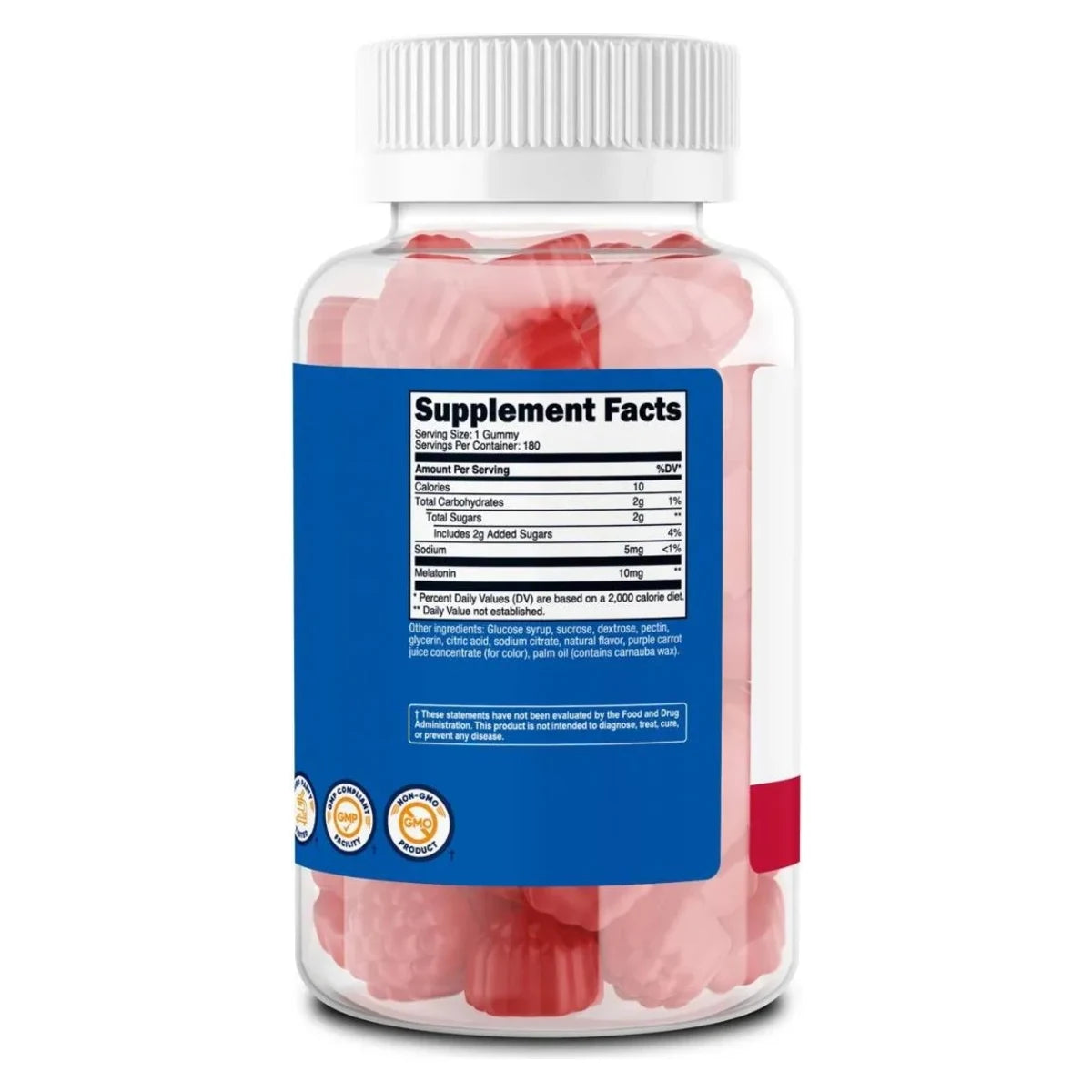 Melatonina 10 mg x 180 gomitas Nutricost