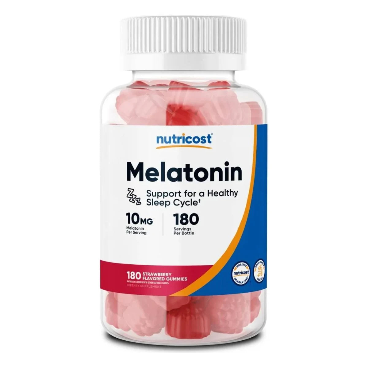 Melatonina 10 mg x 180 gomitas Nutricost