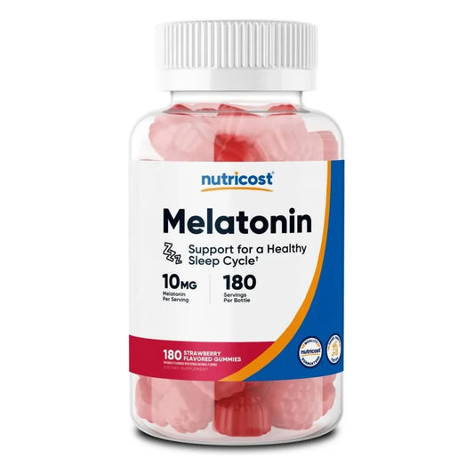 Melatonina 10 mg x 180 gomitas Nutricost
