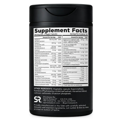 Multivitamínico 180 caps Sports Research