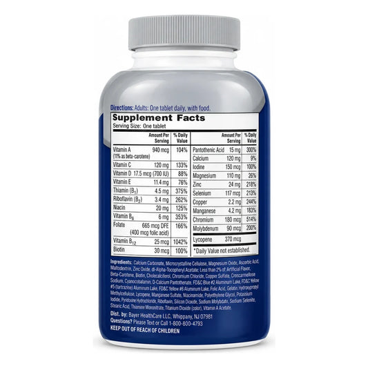 Multivitamínico Mens 50+ 300 tabletas One a Day