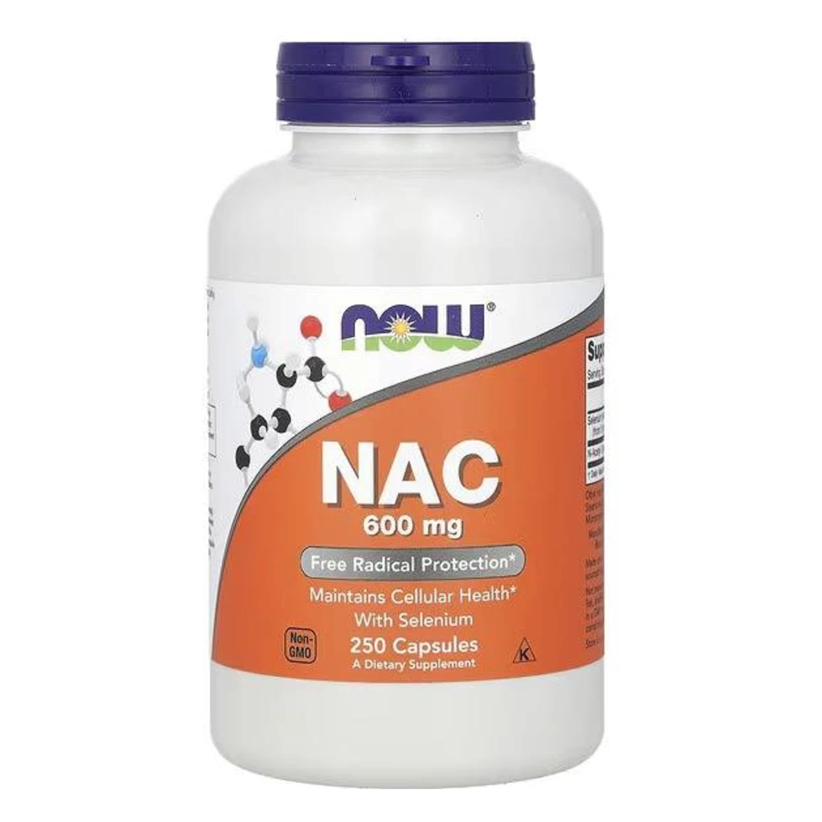 NAC 600 mg NOW 250 caps