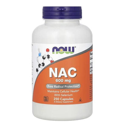 NAC 600 mg NOW 250 caps