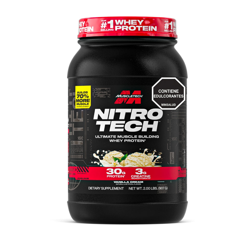 Nitro Tech 2 lb Vainilla - MuscleTech