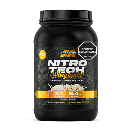 Nitro Tech WHEY Gold 2 lb Vainilla - MuscleTech