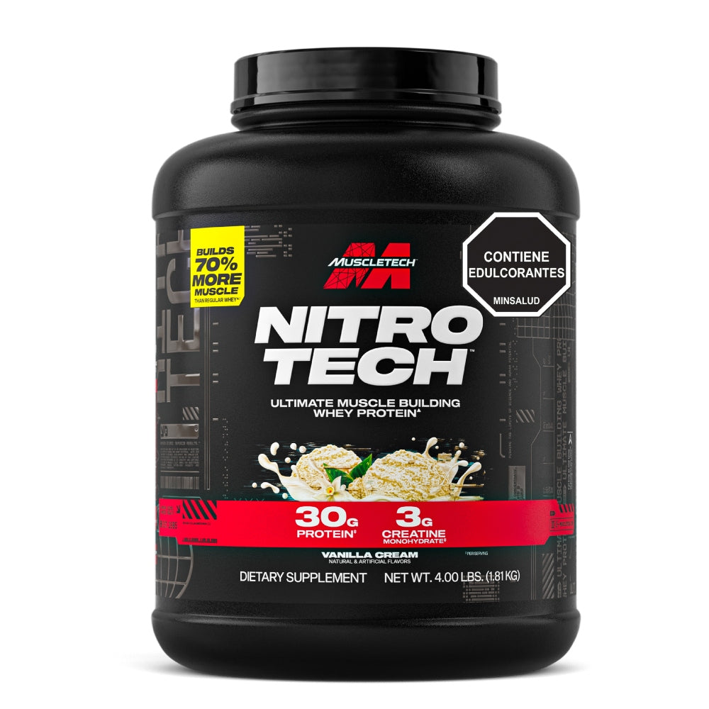 Nitro Tech 4 lb Vainilla Cream - MuscleTech