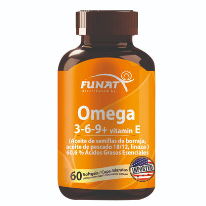 Omega 3-6-9 Vitaminas x 60 Cápsulas