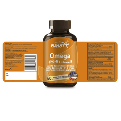 Omega 3-6-9 Vitaminas x 60 Cápsulas