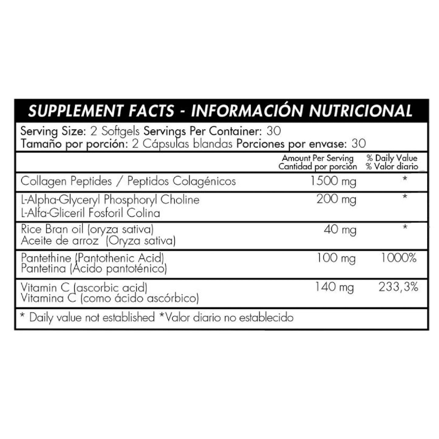 Collagen Peptidos w/phyto Vitamina C 60 Softgel