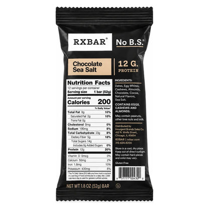 Protein Bar Chocolate con Sal Marina RXBAR