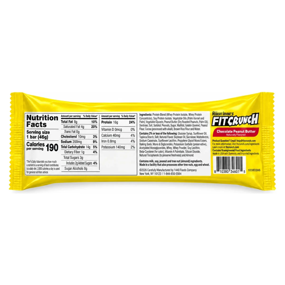 Protein Bar Chocolate Fitcrunch