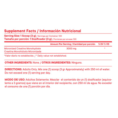 Creatina en Polvo - 150g pequeña