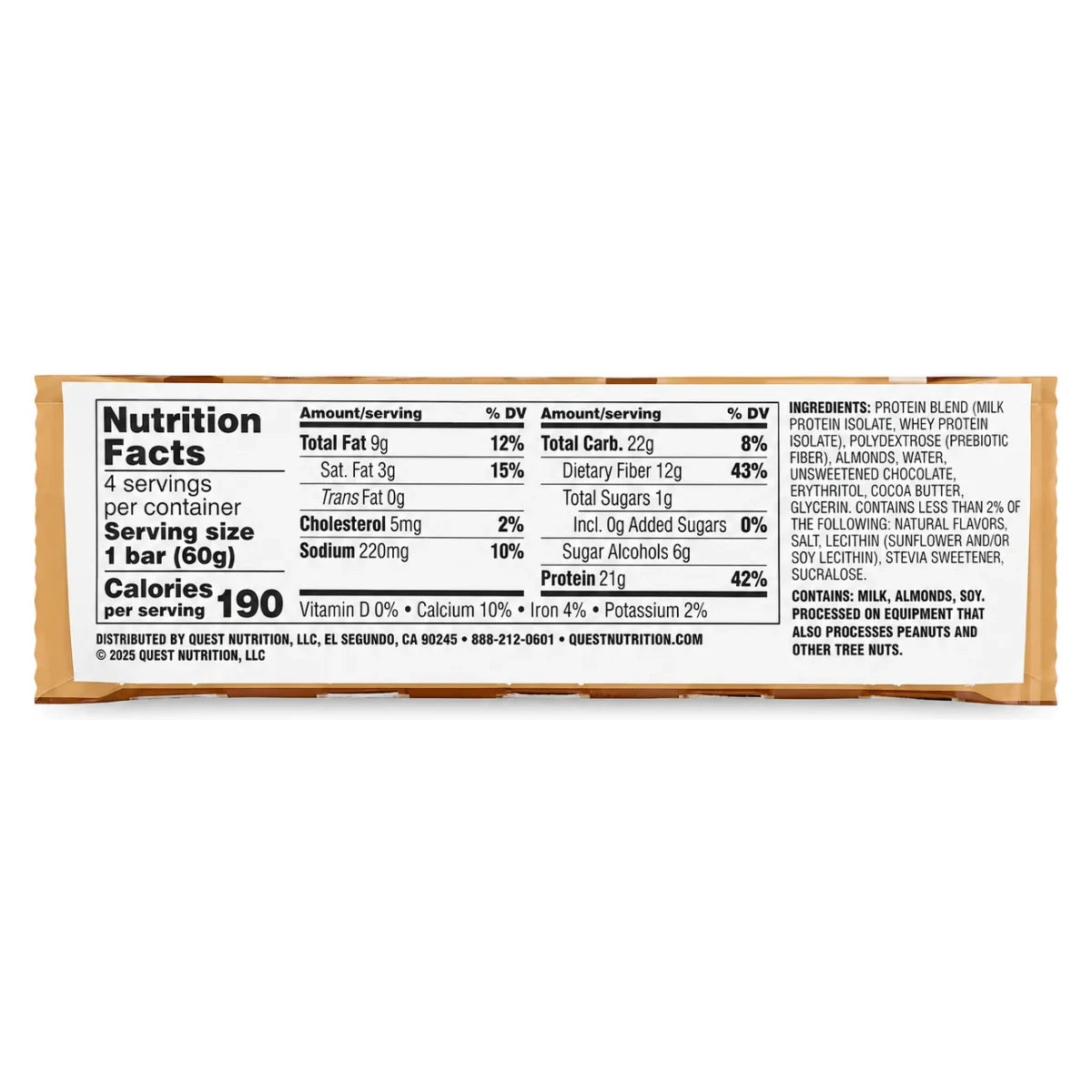 Quest Bar Chocolate Chip