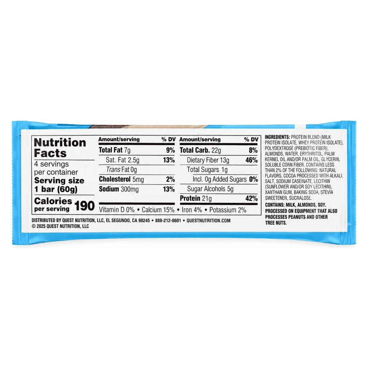 Quest Bar Cookies and Cream