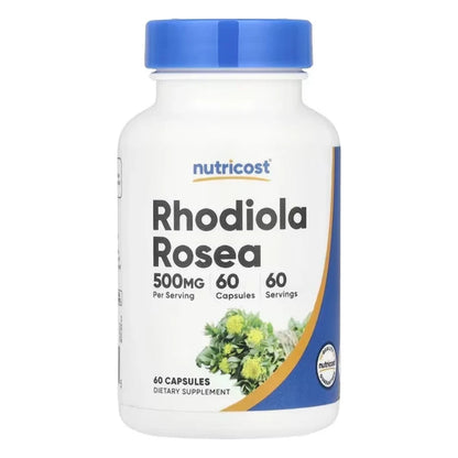 Rhodolia Rosea 500 mg 60 caps Nutricost