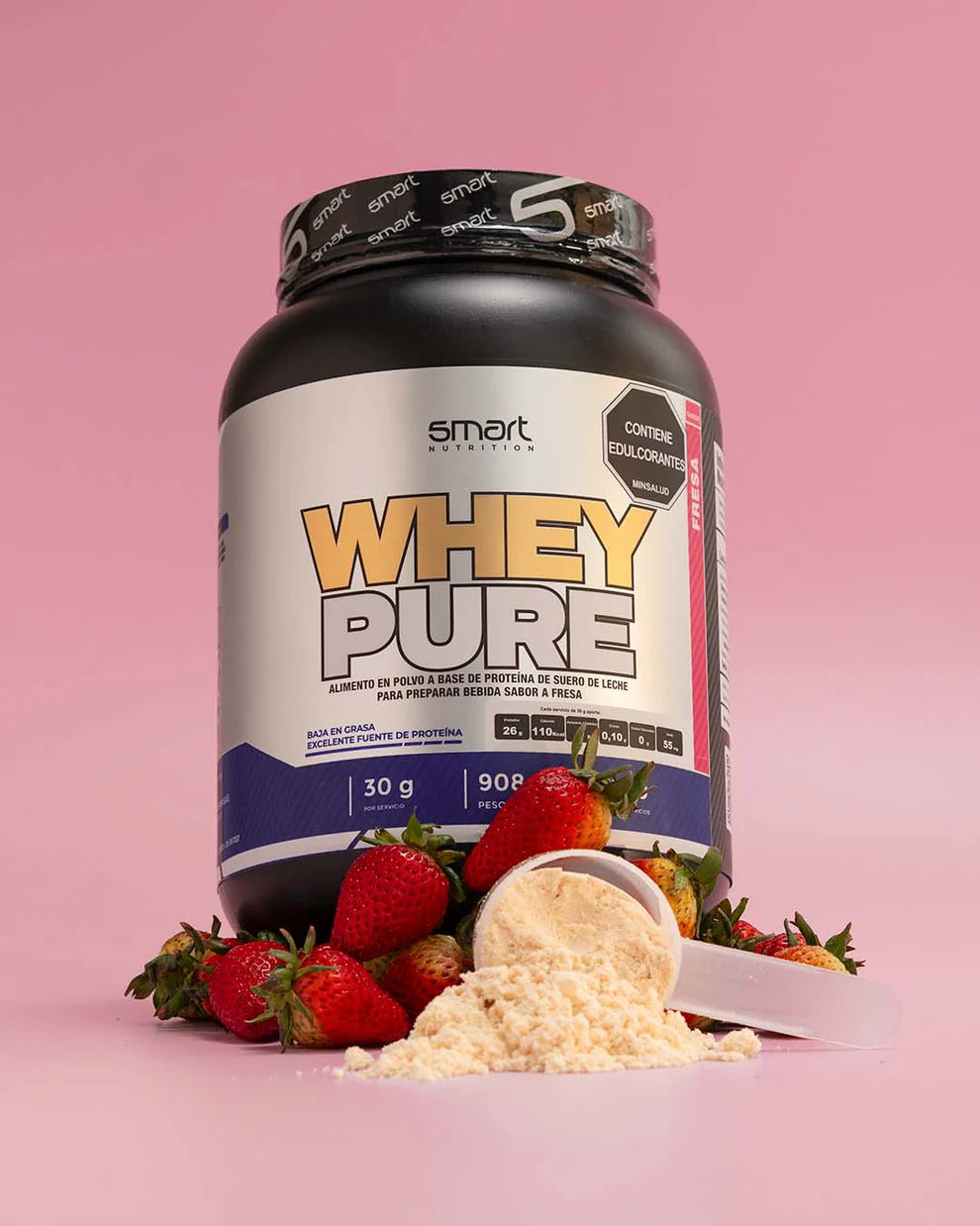 2 lb Fresa whey pure - Smart Nutrition