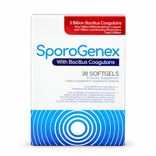 SPOROGENEX PROBIÓTICOS 30 SOFTGELS - HEALTHY AMERICA