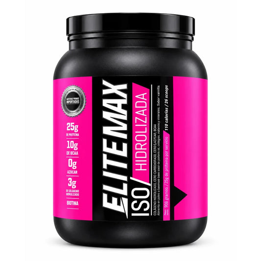 ISO HIDROLIZADA CON COLAGENO VAINLLA 908 G - - ELITE MAX