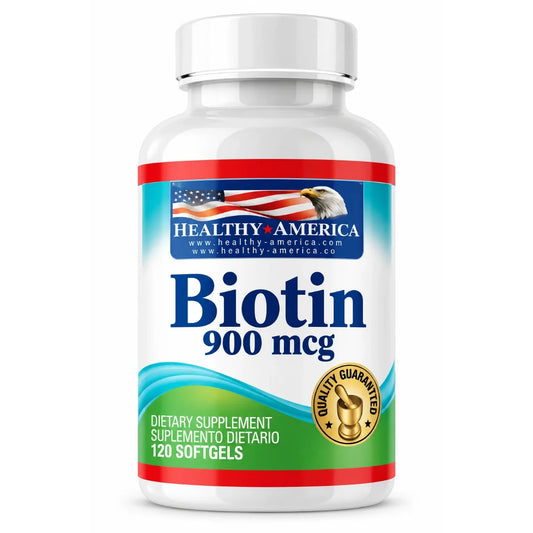 BIOTIN 900 MCG - HEALTHY AMERICA