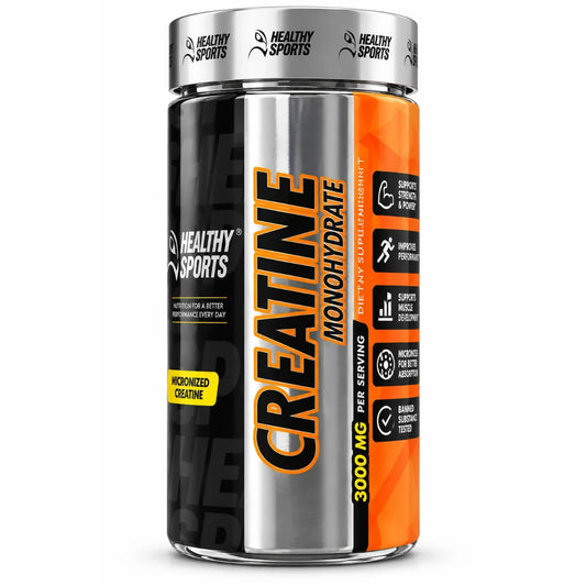 CREATINA MONOHIDRATADA 120 CÁPSULAS HEALTHY - HEALTHY SPORTS