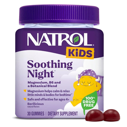KIDS SOOTHING NIGHT MAGNESIO + VITAMINA B6 30 GOMITAS - NATROL