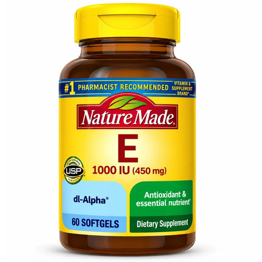 VITAMINA E 1000 IU 450 MG 60 SOFTGELS - NATURE MADE
