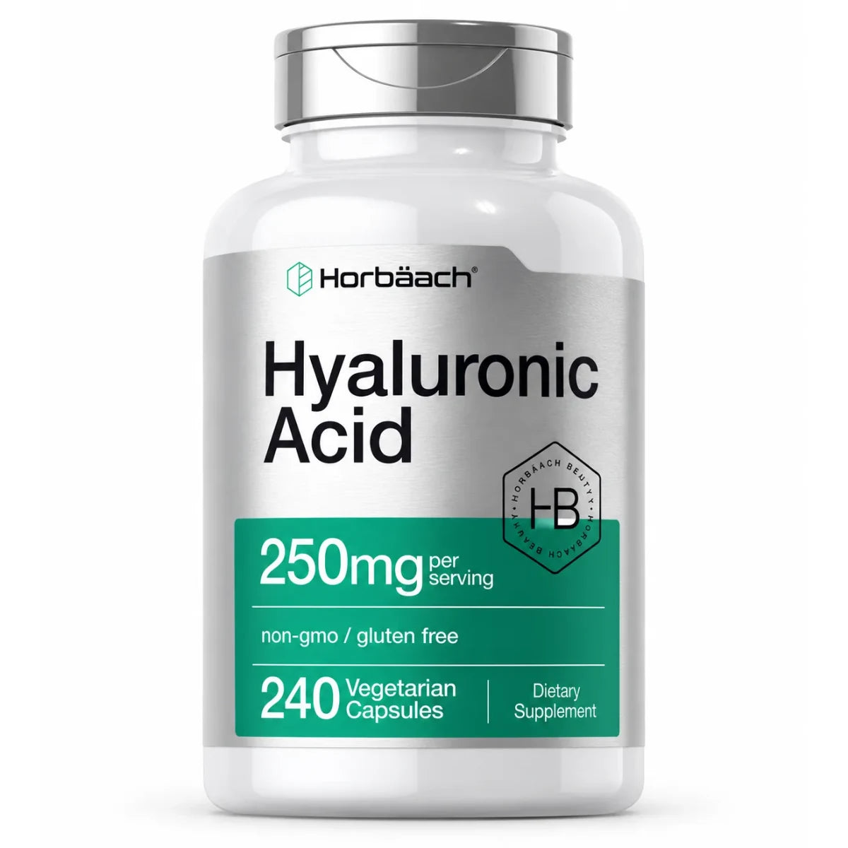 HYALURONIC ACID 250 MG 240 CAPSULES HORBAACH