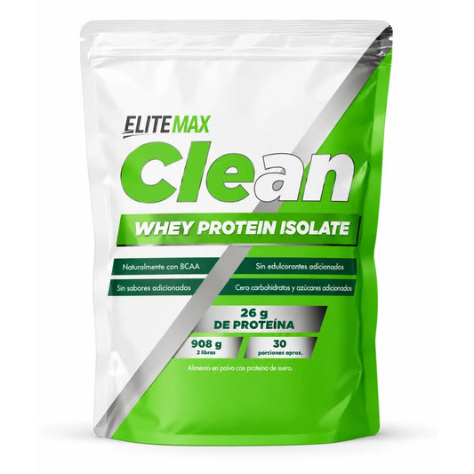 CLEAN WHEY ISOLATE 908 G VAINILLA - - ELITE MAX