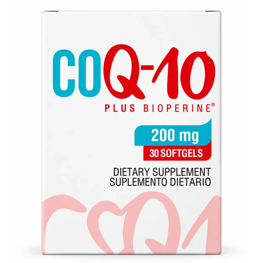 COQ-10 200 MG PLUS BIOPERINE 30 SOFTGELS - HEALTHY AMERICA
