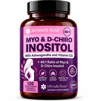 Myo D Chiro Inositol + Ashwagandha + Vit. D3 x 120 cap Intimate Rose