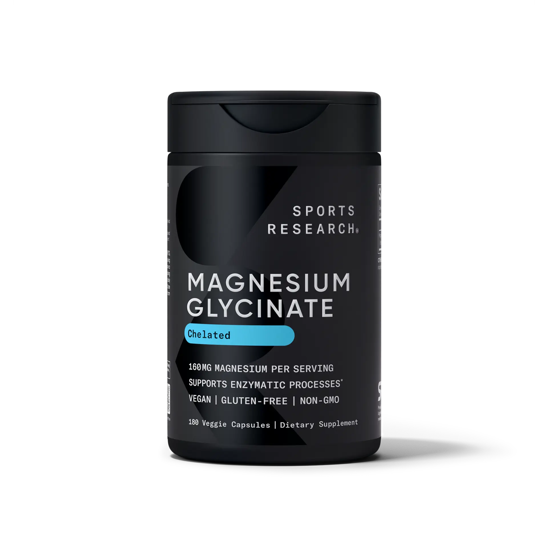 MAGNESIUM GLYCINATE 60 MG 180 VEGGIE CAPSULES SPORTS RESEARCH