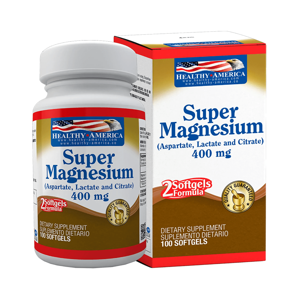 Super Magnesium 400mg 100 Softgels