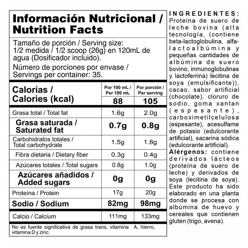BIPRO CLASSIC CHOCOLATE 2 LB