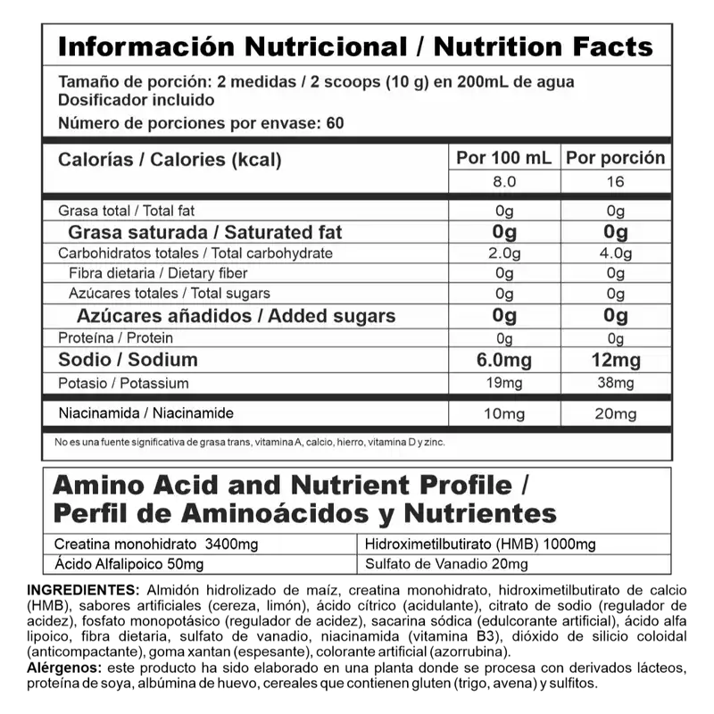 CREA STACK LIMONADA ROSADA - NUTRAMERICAN PHARMA
