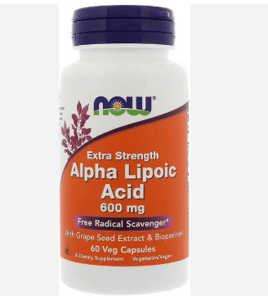 ALPHA LIPOIC ACID, 250 MG, 60 VEG CAPSULES